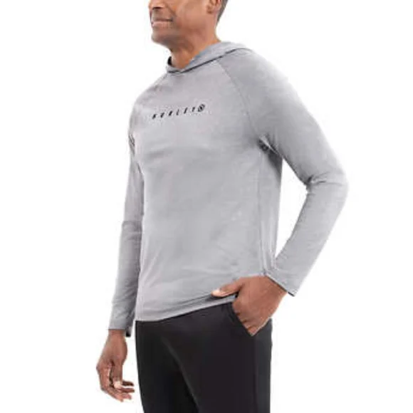 New Hurley Men’s Lightweight Performance Hoodie - Grey/Medium - Picture 2 of 6